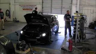 Evo VIII on the dyno at High Speed Performance