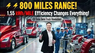 Tesla Semi 2026: 800-Mile Range & 1.55 kWh/Mile Efficiency Revolutionizes the Trucking Industry