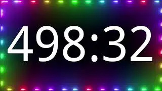 8 hour 20 minute timer 500 minute countdown timer ⏰ LOUD ALARM ⏰