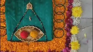 Haldi Kumkum # Flower Rangoli For Haldi Kumkum 