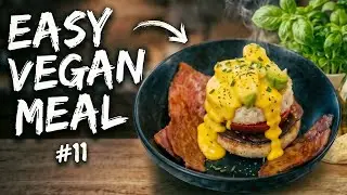 Easy Vegan Hollandaise Benedict Recipe |  Best Hollandaise Sauce Recipe