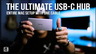 The Ultimate USB-C Hub - Inateck 8 in 1 hub - ONE CABLE SETUP