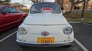Classic 1968 Fiat 500F : POV WALKAROUND CAR 4K VIEW