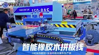 Lunjiao 2025 Sensation! V HOLD&rsquo;s 4 Side Planer + Finger Joint Machine Combo Steals the Show 🚀