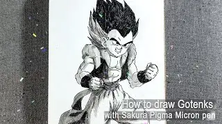How to Draw Gotenks &ndash; Beginner-Friendly Sketch with Pencil & Pigma Micron (Dragon Ball Fanart)