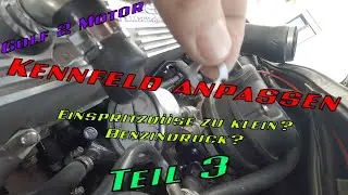 Golf 2 Motor Kennfeld anpassen Teil 3