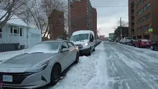 Walking around  in Eglinton west along lauder ave Toronto Canada