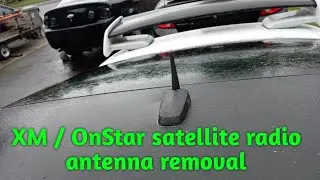 XM/ OnStar satellite radio antenna removal from a 2007 Chevy Cobalt sport