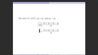 ZPEM3301 - Fermat Factorisation