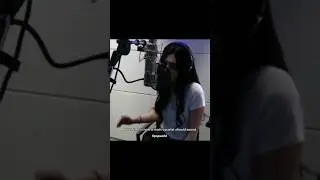 Ningning dangerous vocal in recording time of &lsquo;Armageddon&rsquo; in studio #ningning #aespa #vocal #studio