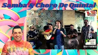 Português reage a Saudosa Maloca / Iracema / Trem das Onze (Live Samba & Choro)
