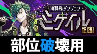 再投稿【ミゲイル降臨】最速3分40秒！部位破壊にオススメのキコル、バイオレットフィズ編成を消化い！【パズドラ】