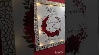 A3  Customised Couple Frame | DM @customayla to order 💌#Customayla #CoupleFrame #PersonalisedGift
