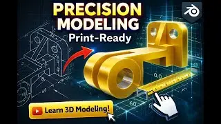 Blender for Precision Hard Surface Work &mdash; Mechanical Part Tutorial