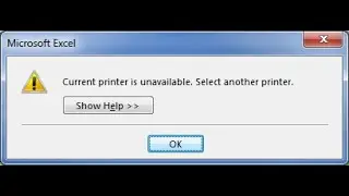 Sửa lỗi Current printer is unavailable