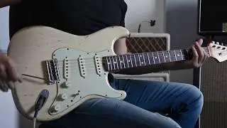 Guitar Player Plays Hendrix with Fender Stratocaster and Vox AC30