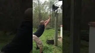 Testing antique bell