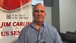 Former Iowa Republican state lawmaker Jim Carlin launches campaign challenging U.S. Sen. Joni Ernst