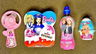 Funny 🎀 Barbie 🎀 ASMR | Satisfying Candy Surprise Egg Softdrink Sweets and Toys Unboxing