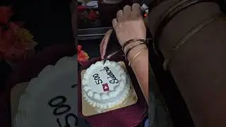 500 Subscribers Celebration Cake! 🎉 Easy & Stunning Design #Shorts