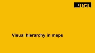 Visual hierarchy in maps