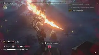 Illuminate Walker meets a flame sentry