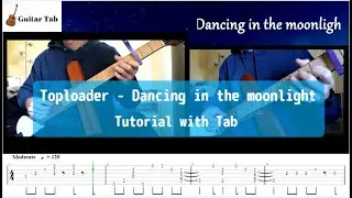 [Free TAB] Toploader - Dancing in the moonlight acoustic guitar fingerstyle Cover by Barry