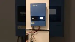 Inverter Anenji 6.2kW & 2 panel PV. Test low voltage MPPT.