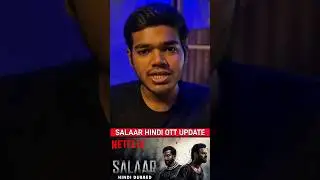 Salaar Hindi Me Kab Aayega?🤫 Salaar Hindi OTT Release Date #salaar #salaarhindi #netflix