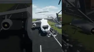 EMERGENCY LANDING AIRPLANE WITHOUT LANDING GEAR  #brickrigs