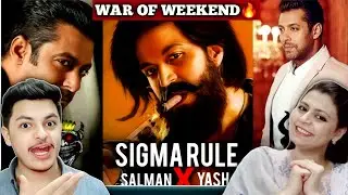 Yash &times; Salman Khan | Ultimate Sigma Clash 🔥| Pure Mass Attitude Edit 2025 | Zain And Saba Reactions