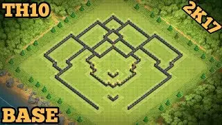 CLASH OF CLAN TOWN HALL 10 TROPHY BASE UPDATE JUNE 1 2017/TH10 TROPHY BASE