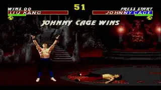 ultimate Mortal kombat Johnny Cage VS Liu kang  - Bug final