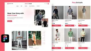 Clothing Store UI Design In Figma | Product Listing UI Design | Figma Design