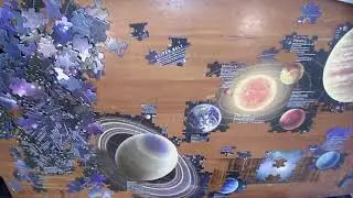 500 Piece Puzzle of the Solar System