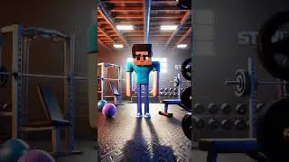 No more skinny Steve #minecraft #minecraftshorts #minecraftanimation #steve #minecraftmemes #3d