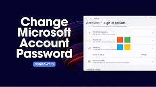 How to Change Microsoft Account Password on Windows 11