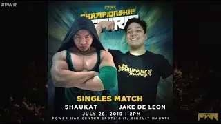[Full Match] Jake De Leon vs Shaukat - PWR Live: Championship Spirit