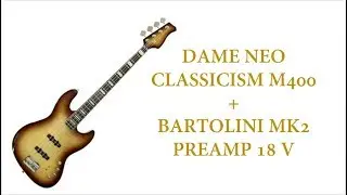BEST 148 USD Bass - Dame Neo Classicism M400 + Bartolini MK2 preamp = A BEAST! - Mr. Pink Bass Cover