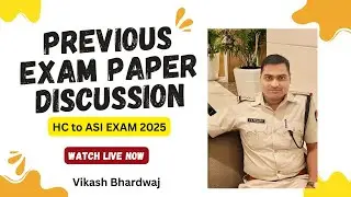 HC to ASI EXAM Previous Paper Discussion You Need To See