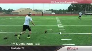 Ty Cummings | University of Houston Football Commit | Kohl's Kicking Camps