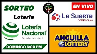 SORTEO LOTERIA NACIONAL, ANGUILA Y LA SUERTE Resultado EN VIVO Hoy domingo 25 de Enero del 2026