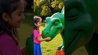 🦕Have you ever seen dinosaurs playing with children#trending #viral #shortsfeed #funnyclips #videos