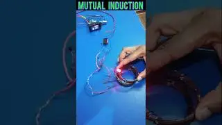 Mutual Induction Experiment Class 12 Physics Electromagnetic Induction #shorts #ytshorts