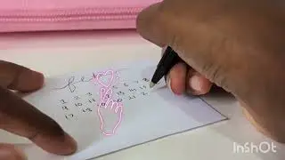 Cute mini calendar idea