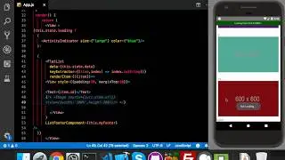 infinite scroll react native flatlist || react native tutorial in hindi