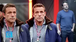 Ben Affleck looked downcast while attending F1 Las Vegas recreating the viral 'sad Affleck' meme