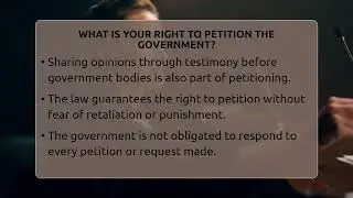 What Is Your Right To Petition The Government? - Guide To Your Rights