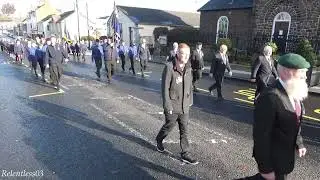 Staffordstown Accordion Band (No.6) @ Randalstown RBL Remembrance Sunday Parade ~ 09/11/25 (4K)