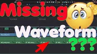 Troubleshooting: Restoring Missing Waveforms in DaVinci Resolve